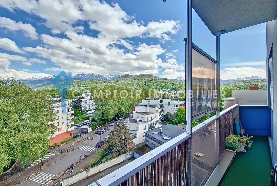Appartement T3 à vendre à Grenoble avec vue panoramique et balcon 