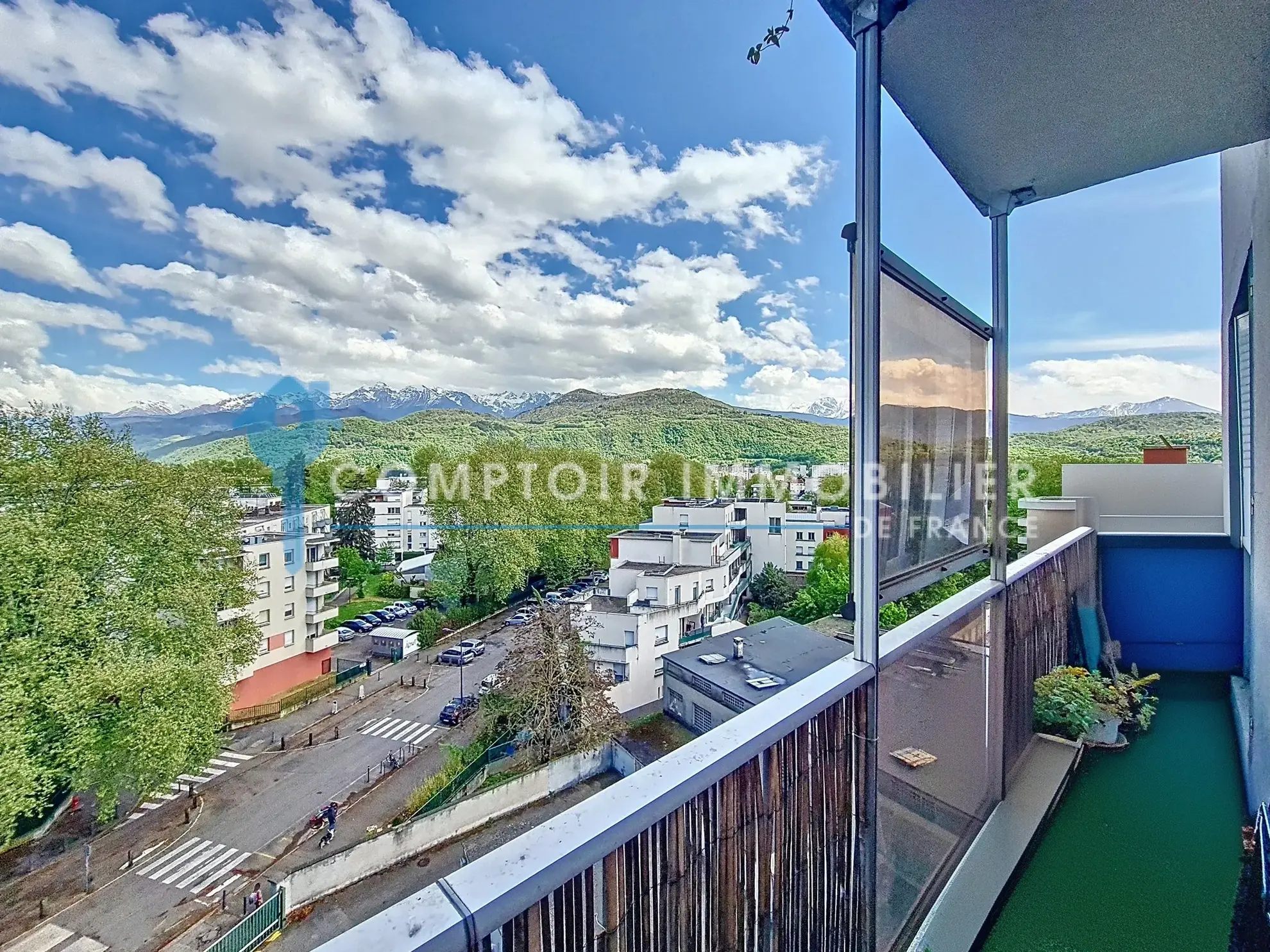 Appartement T3 à vendre à Grenoble avec vue panoramique et balcon 