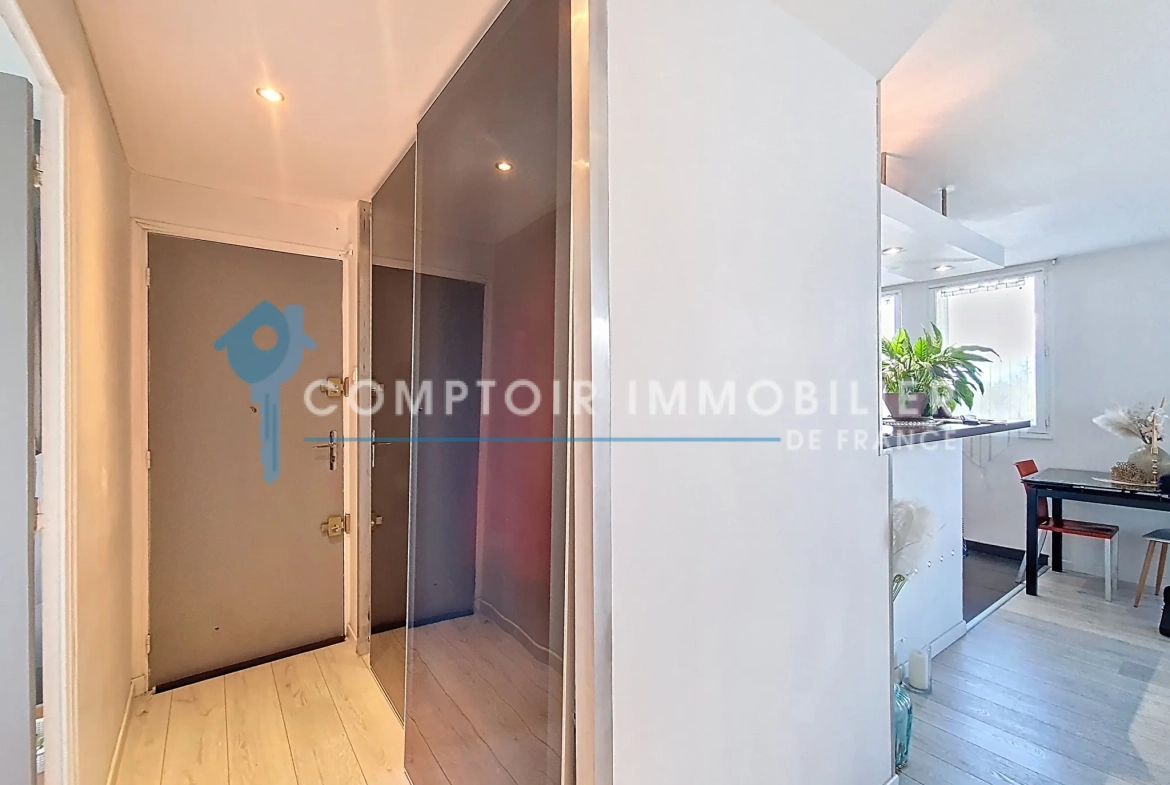 Appartement T3 à vendre à Grenoble avec vue panoramique et balcon 