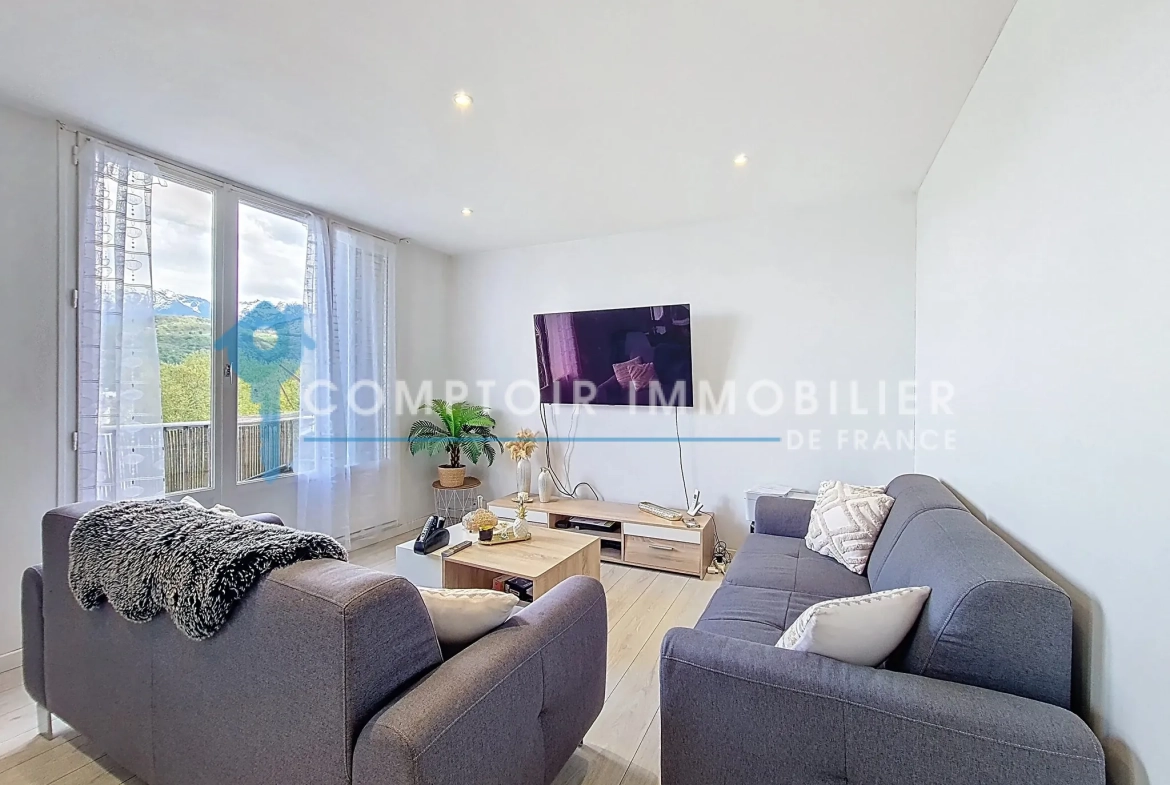 Appartement T3 à vendre à Grenoble avec vue panoramique et balcon 