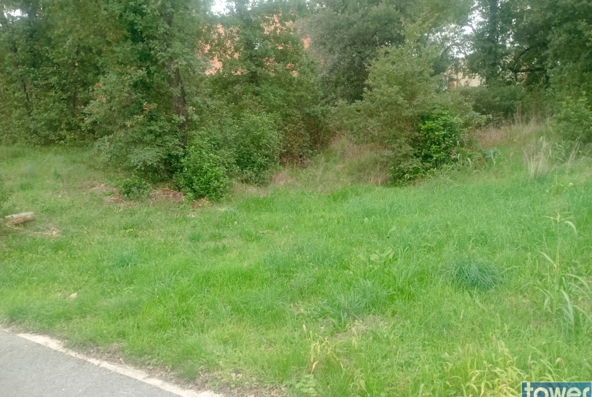Terrain constructible à Sabrán – 1 429 m² viabilisé, idéal pour votre projet immobilier 