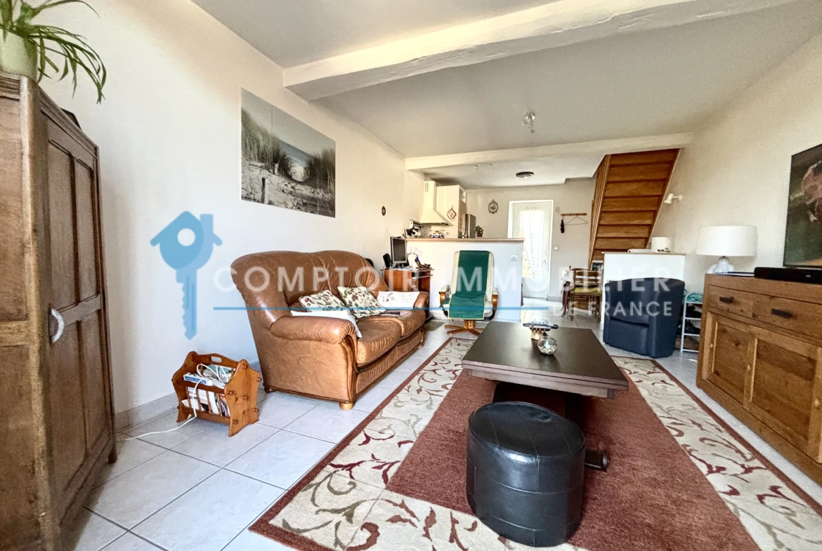 Maison mitoyenne 3 chambres avec terrasse — Proche du lac de Paladru 
