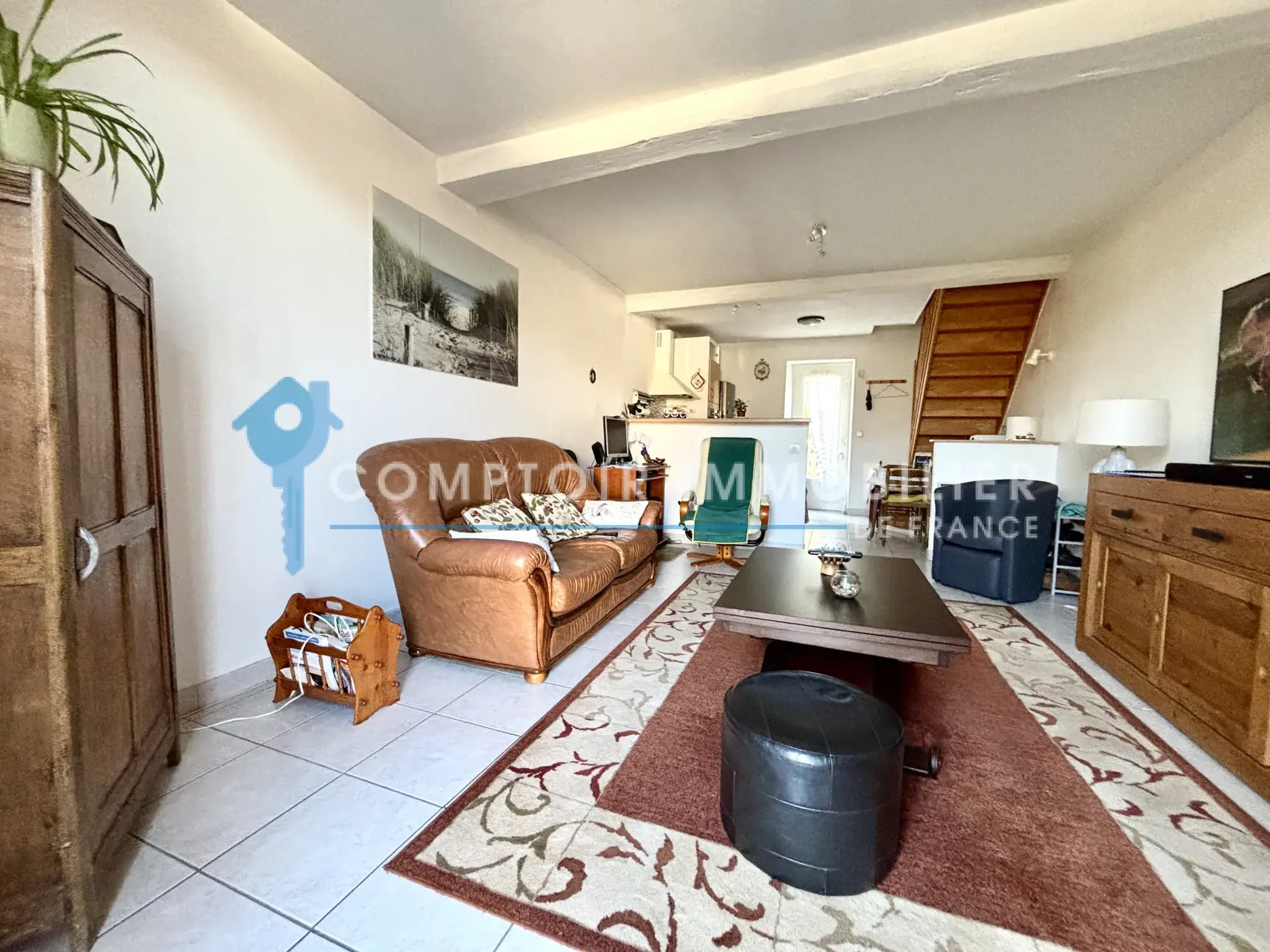 Maison mitoyenne 3 chambres avec terrasse — Proche du lac de Paladru 