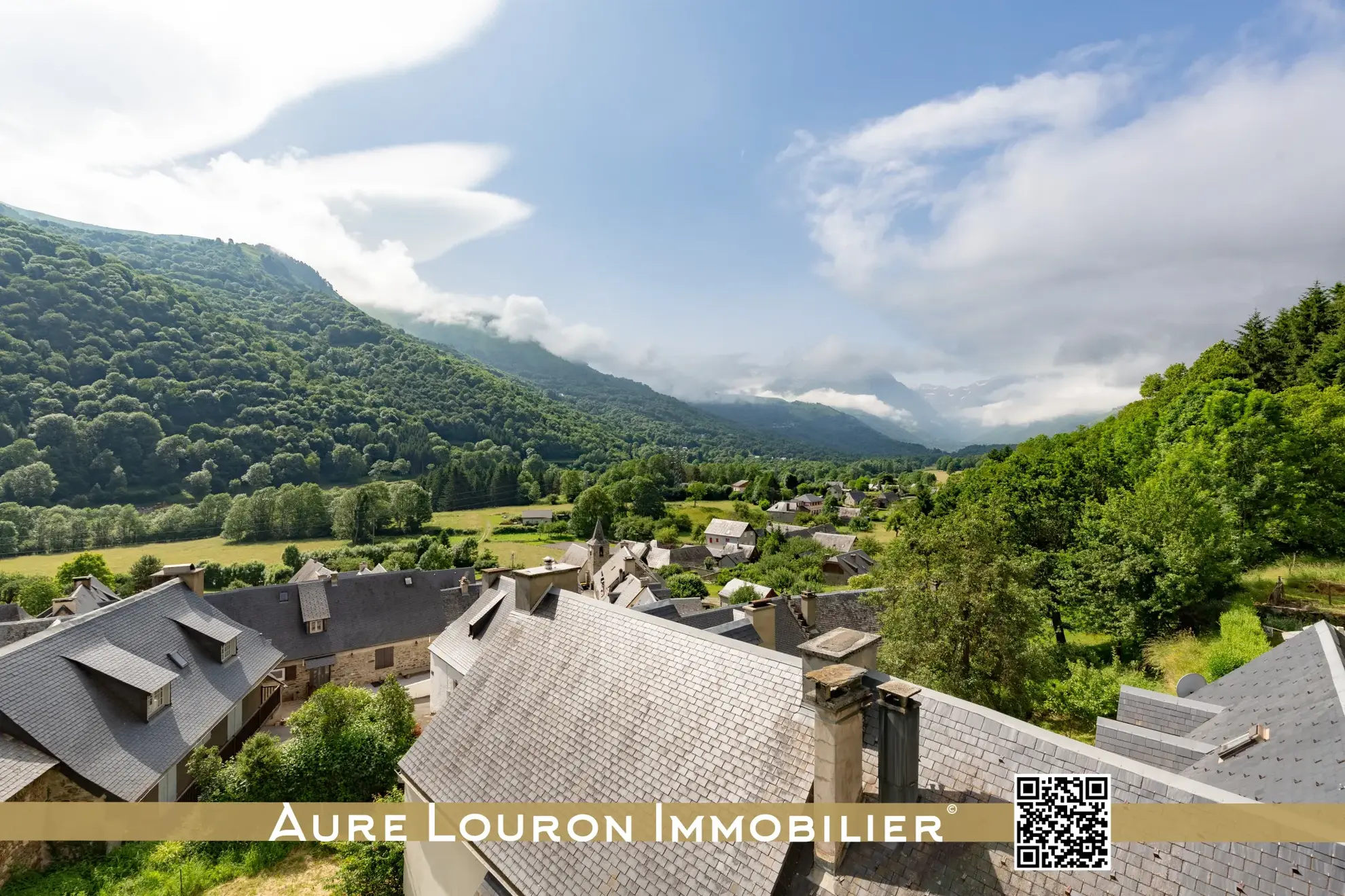 Maison de village avec garage à Loudenvielle, proche Peyragudes et Gênos dans la vallée du Louron 