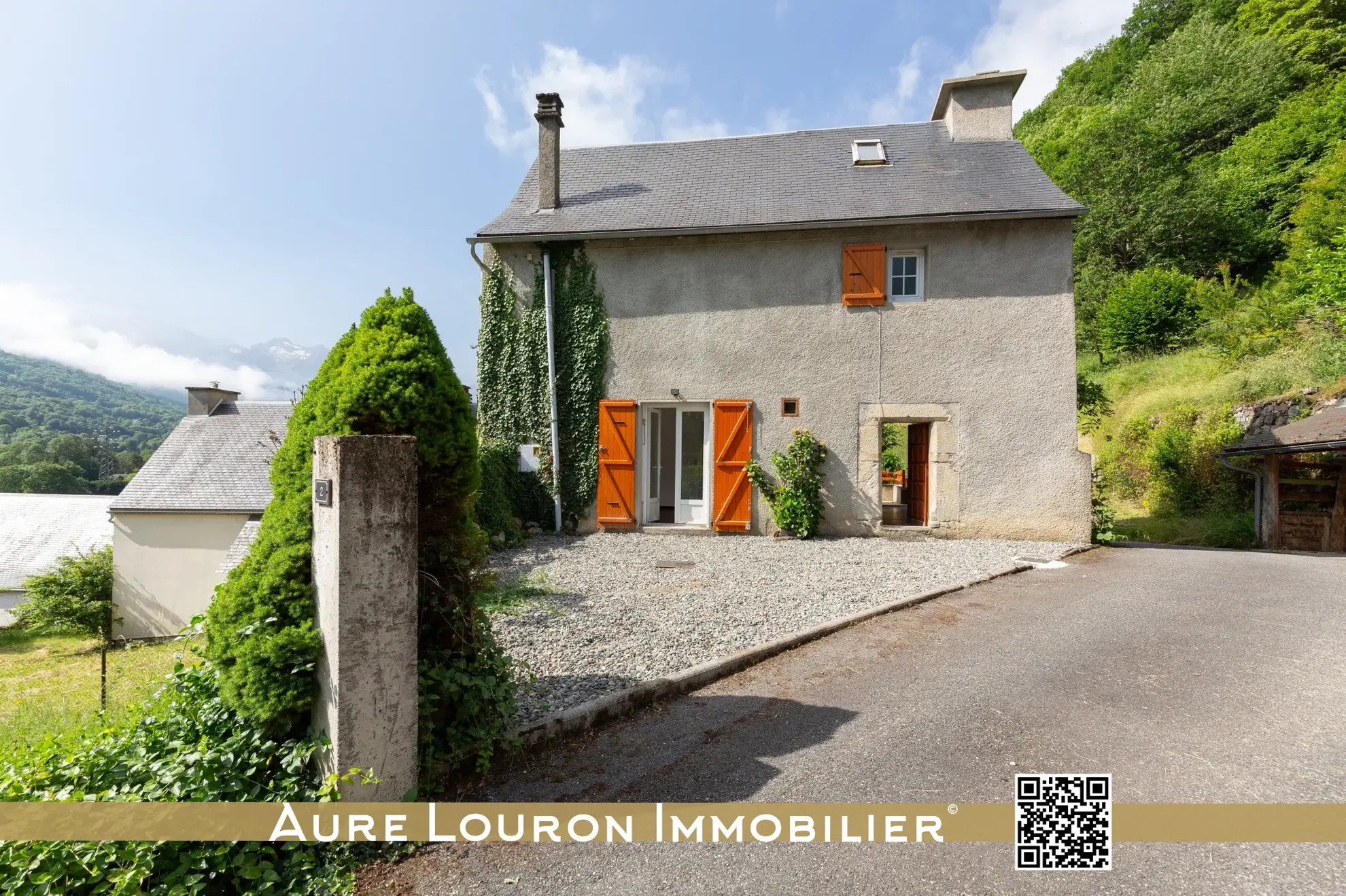 Maison de village avec garage à Loudenvielle, proche Peyragudes et Gênos dans la vallée du Louron 