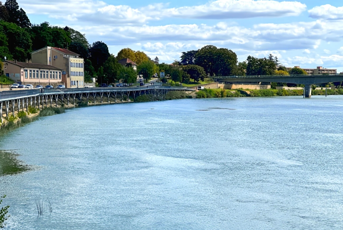 Studio à vendre à Trévoux avec vue sur la Saône - Opportunité immobilière 
