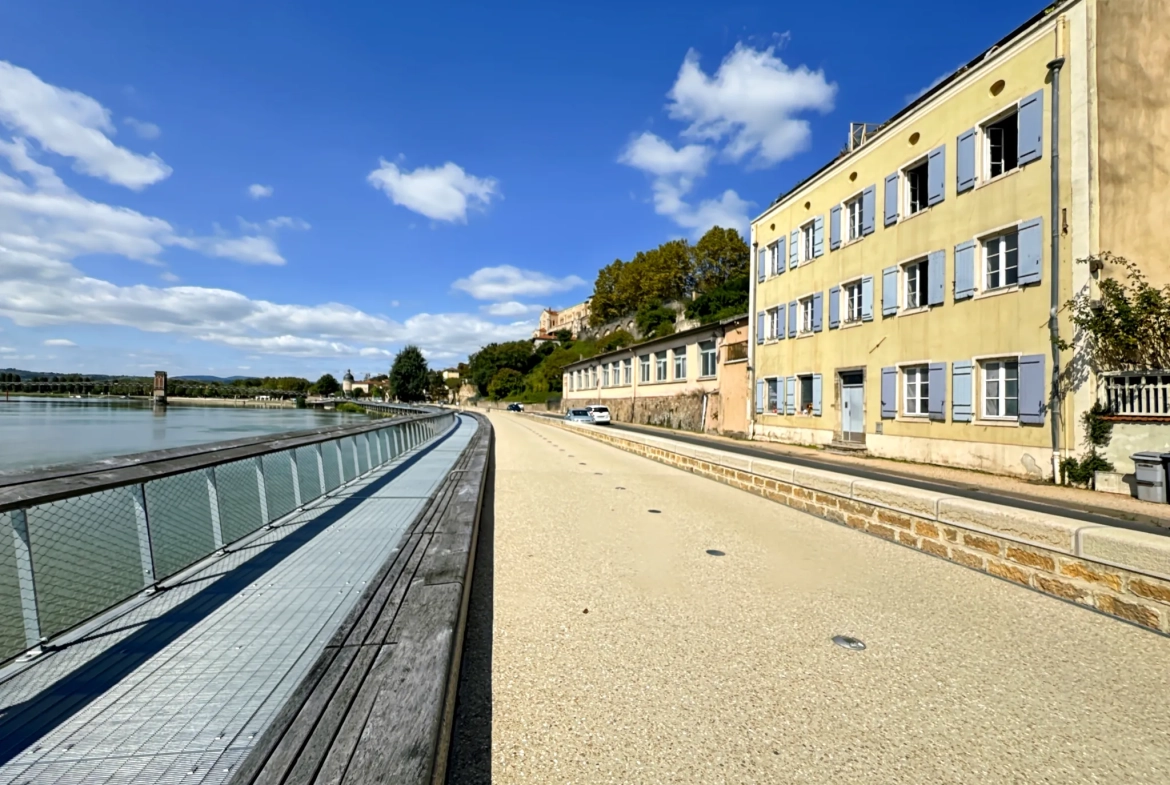 Studio à vendre à Trévoux avec vue sur la Saône - Opportunité immobilière 