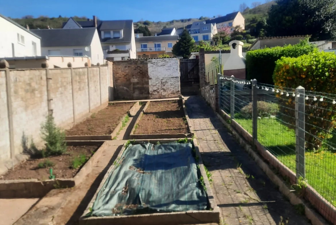 Maison de pêcheur de 81 m² avec garage et potager à Fecamp 