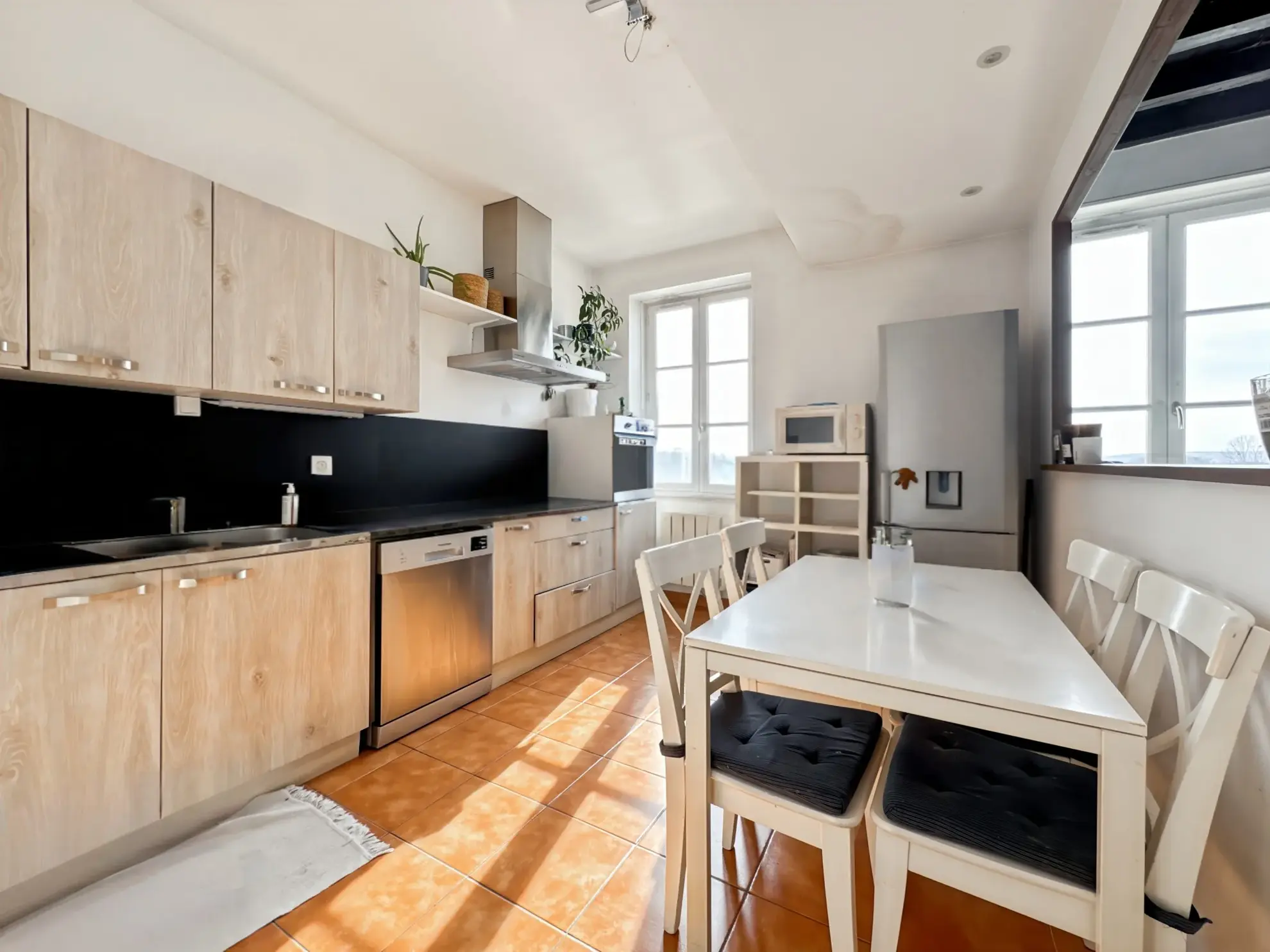 Appartement T4 avec vue sur la Saône à Trévoux - 82 m² 