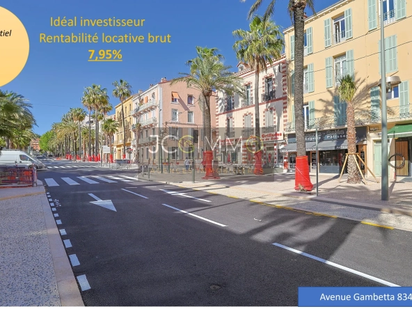 Studio de 33m² à Hyères, emplacement privilégié, excellent investissement locatif