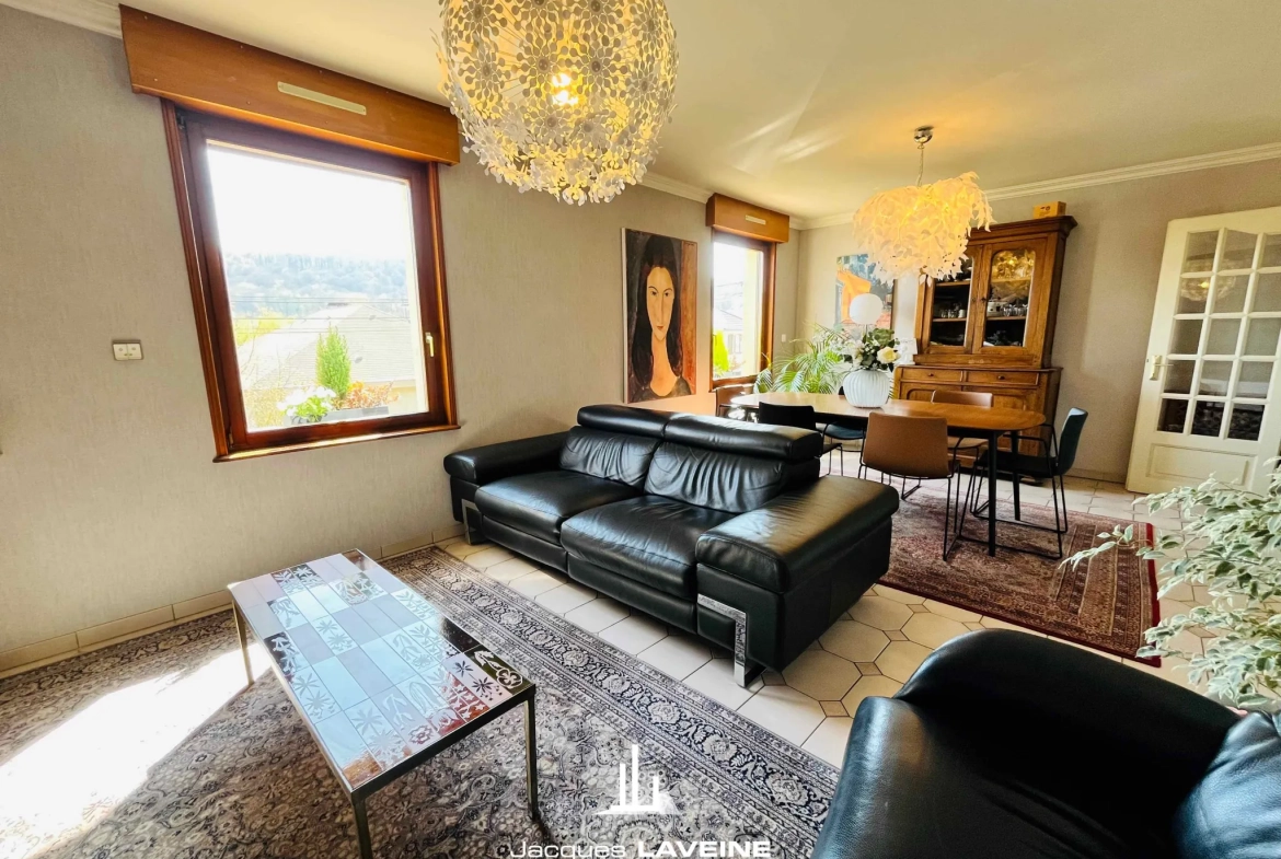 À vendre maison à Saulny avec 3 chambres, garage et chauffage au sol 
