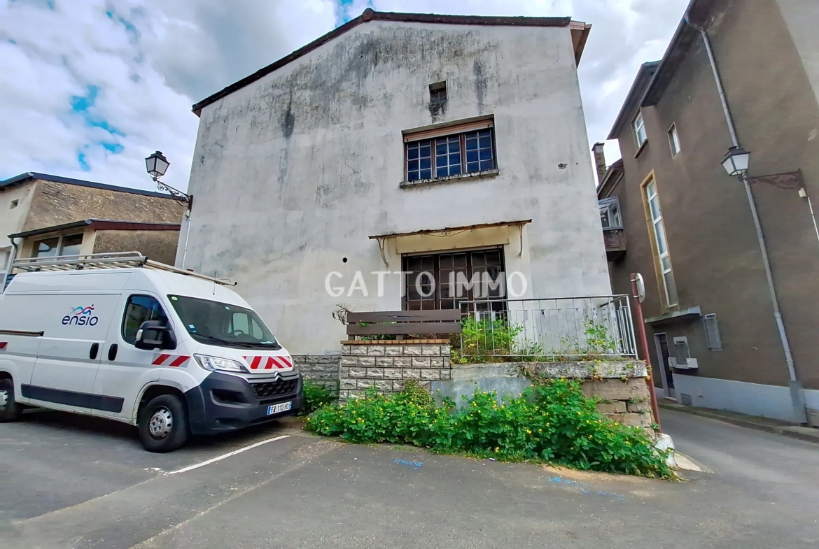 Maison à rénover de 136 m² au centre de Boulay - Potentiel d'investissement 