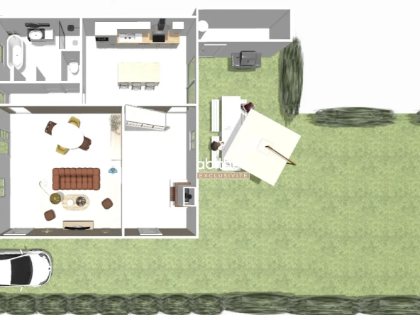 Charmante maison charentaise à rénover de 120 m² avec jardin en campagne