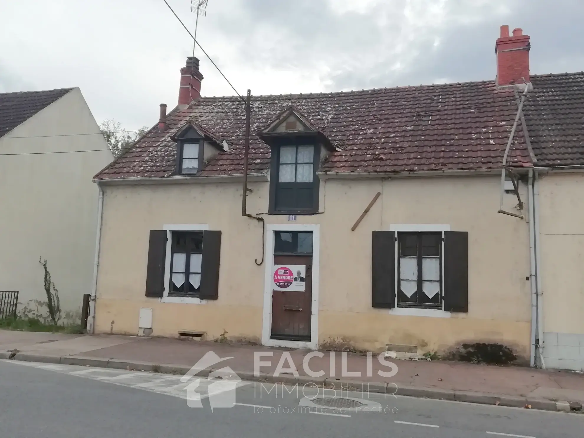 Maison à vendre dans le Cher (18) avec rendement locatif immédiat 