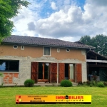 Belle maison à Bazas avec grand jardin et extension à finir