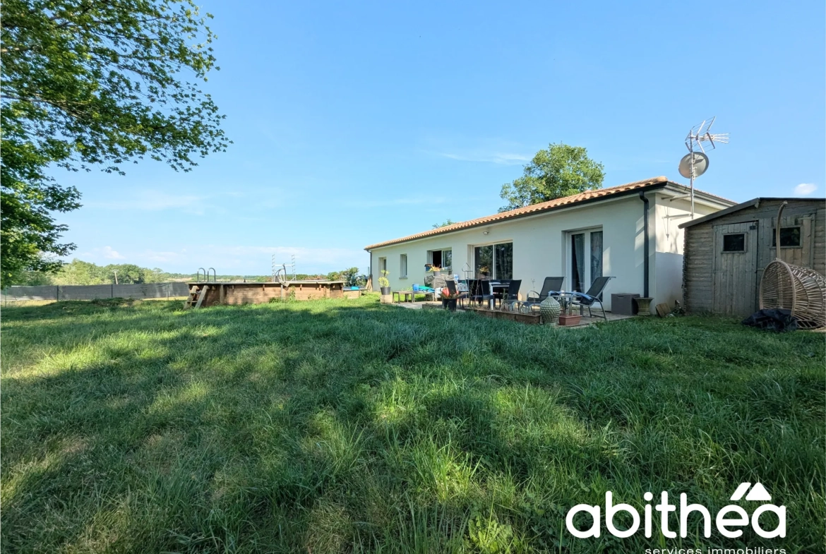 Maison neuve de 116 m² avec 4 chambres à Saint-Ciers-d'Abzac proche Galgon 