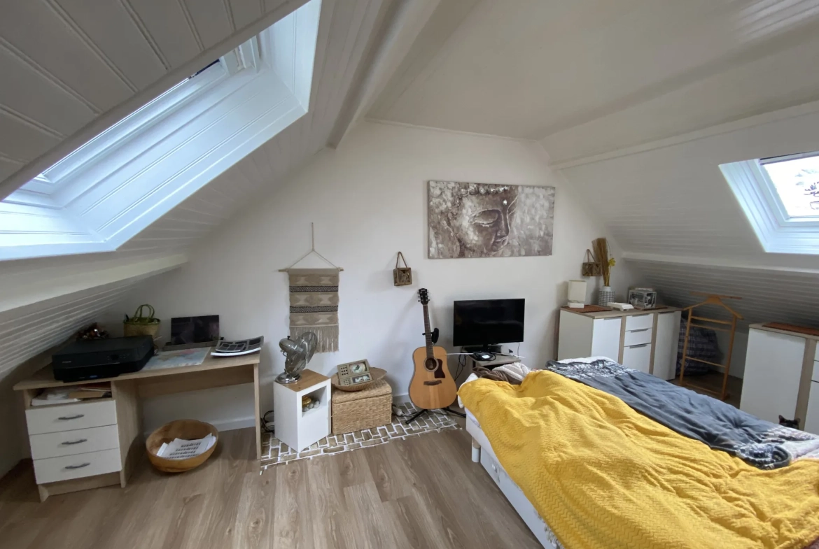 Maison 3 pièces à Orgerus, centre-ville, 66 m² avec jardin et 2 chambres 