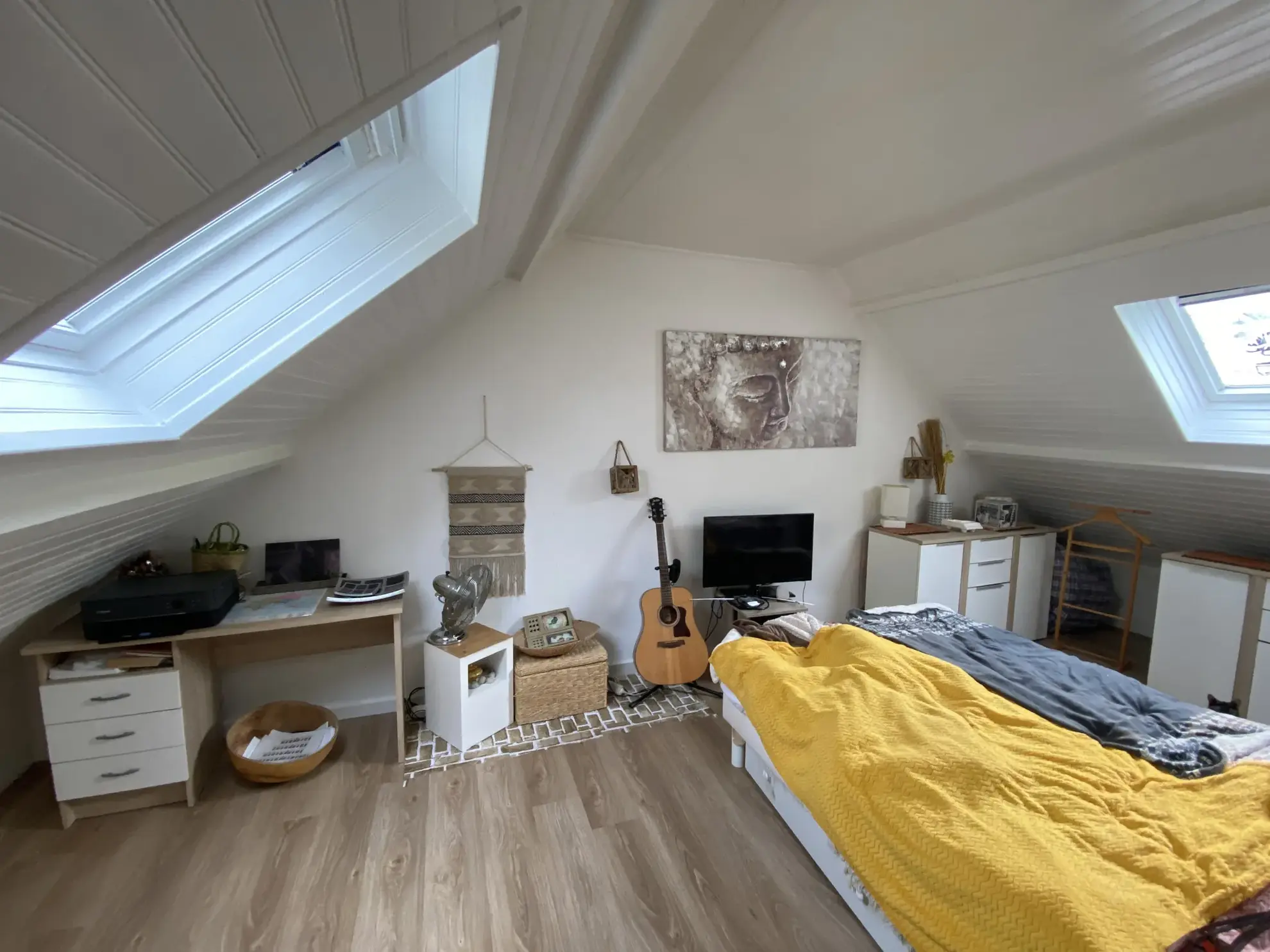 Maison 3 pièces à Orgerus, centre-ville, 66 m² avec jardin et 2 chambres 