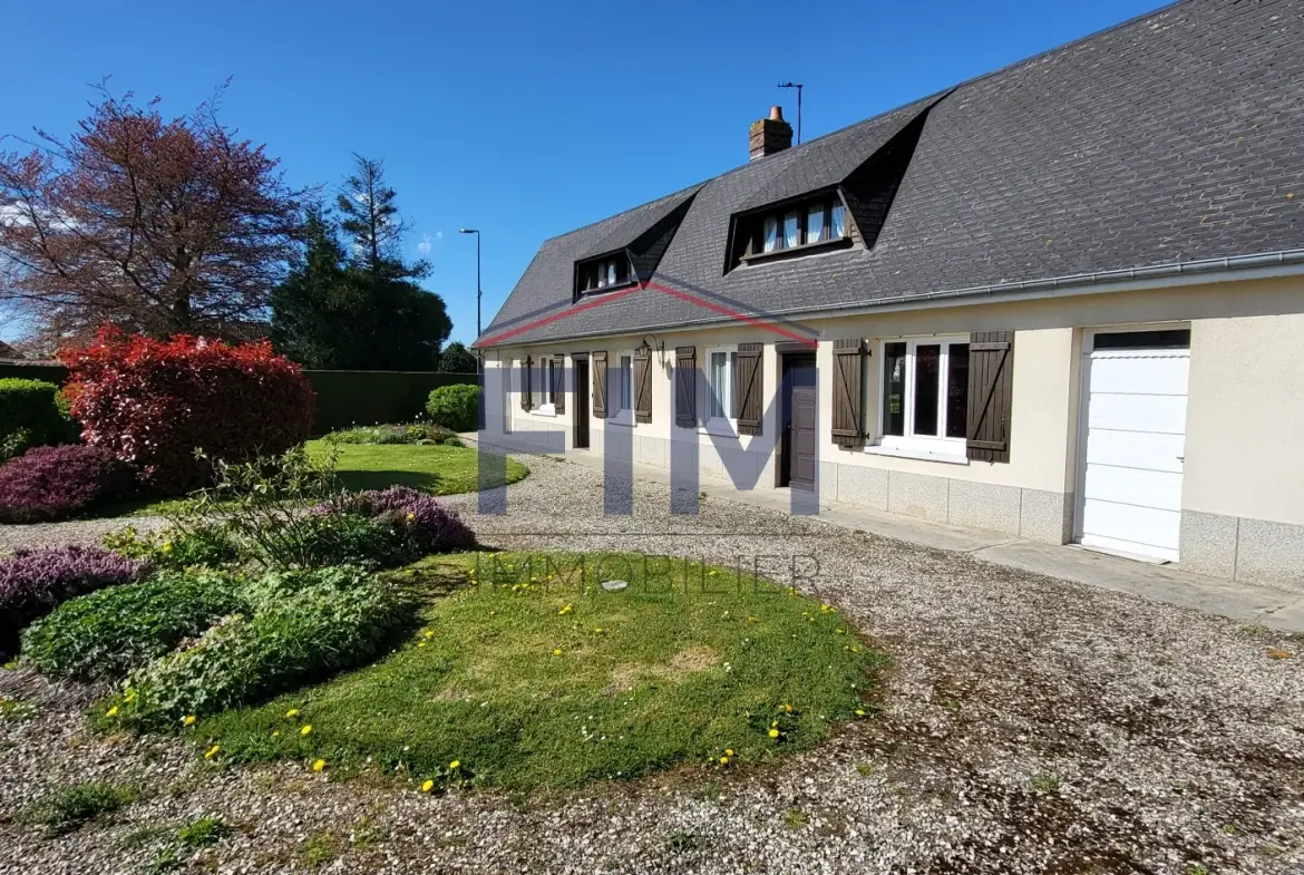 Longère à Saint Nicolas d'Aliermont avec terrain constructible et gîtes, proche Dieppe 