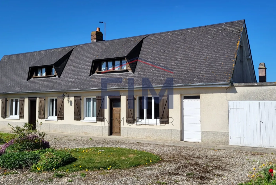 Longère à Saint Nicolas d'Aliermont avec terrain constructible et gîtes, proche Dieppe 