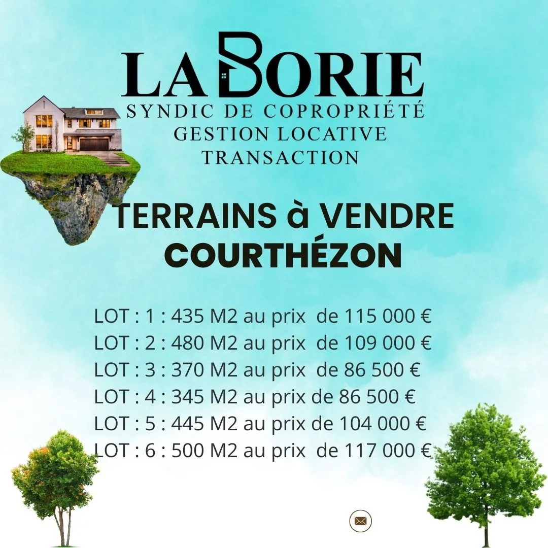 Terrains à bâtir à Courthézon - 6 lots disponibles, idéale construction résidentielle 