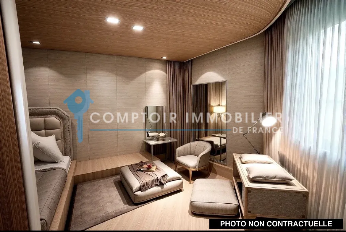 Appartement à Toulouse avec grand potentiel, dernier étage, rue de Metz, à rénover 