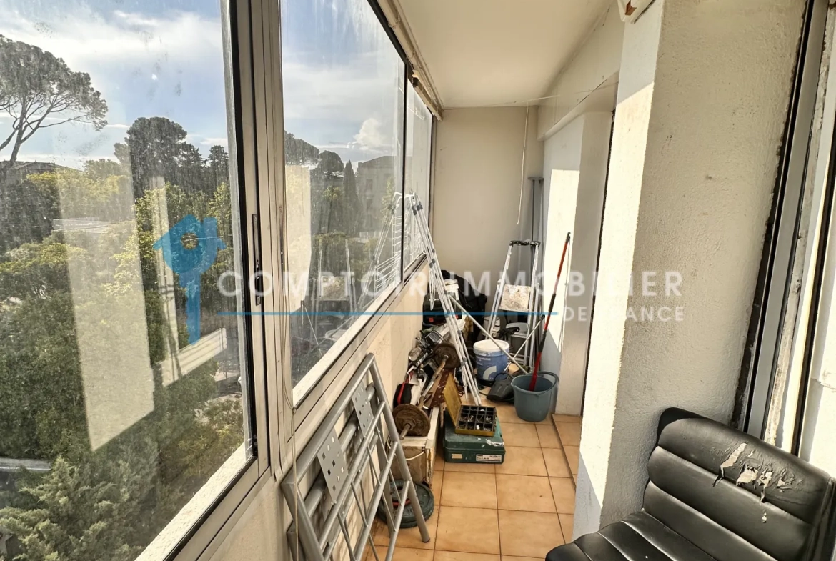 Appartement T4 lumineux de 70m² à Montpellier Nord avec balcon et ascenseur 