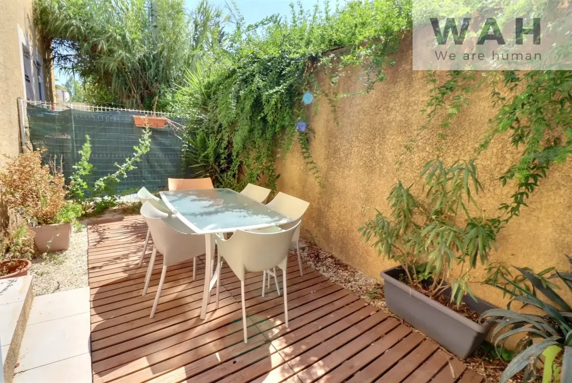 Appartement duplex F4 à Lunel – 86 m² avec jardin et garage 
