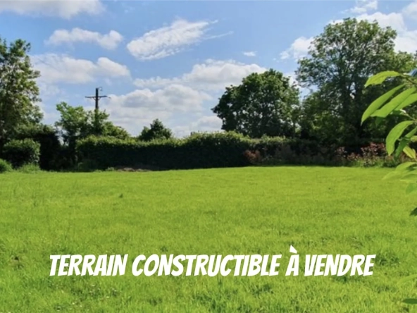 Terrain constructible de 806 m² à Pouzolles – Projet immobilier idéal