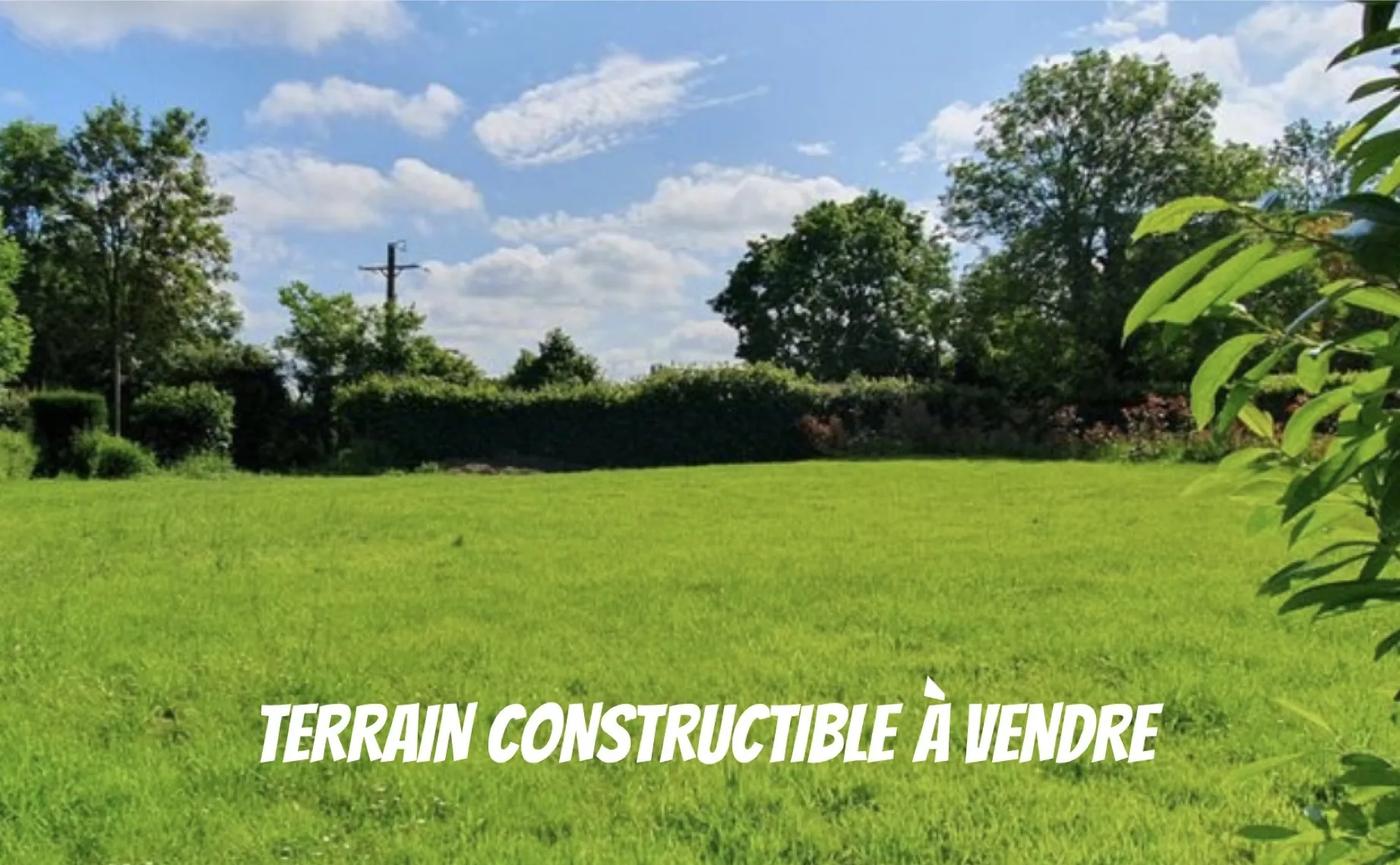 Terrain constructible de 806 m² à Pouzolles – Projet immobilier idéal 