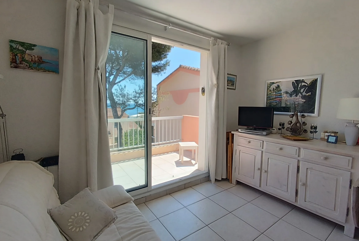 Appartement 1 pièce avec vue mer et terrasse à Carry le Rouet 