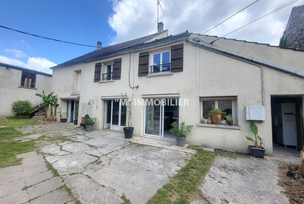 Maison 5 min de la gare de Chezy-sur-Marne avec jardin et dépendance 