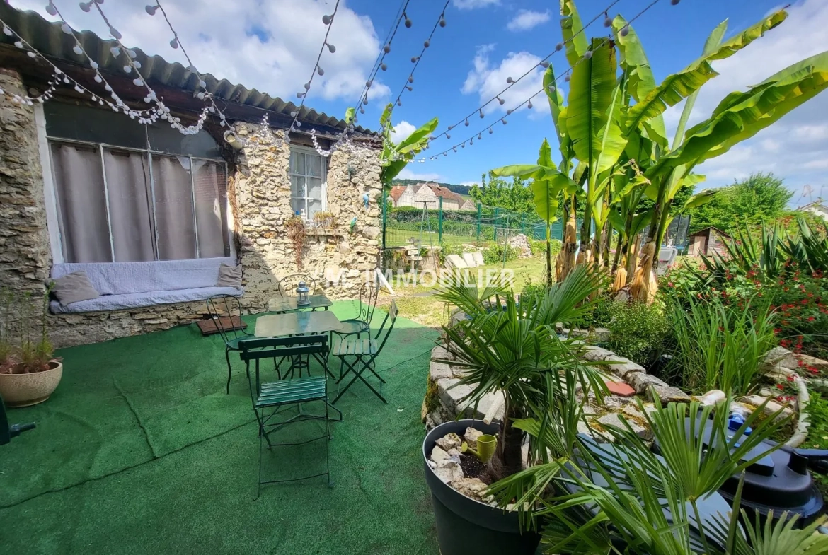 Maison 5 min de la gare de Chezy-sur-Marne avec jardin et dépendance 