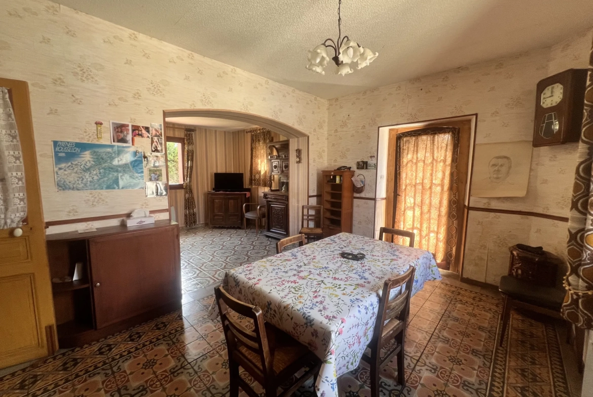Maison F5 avec grand jardin et garage à Arles-sur-Tech 
