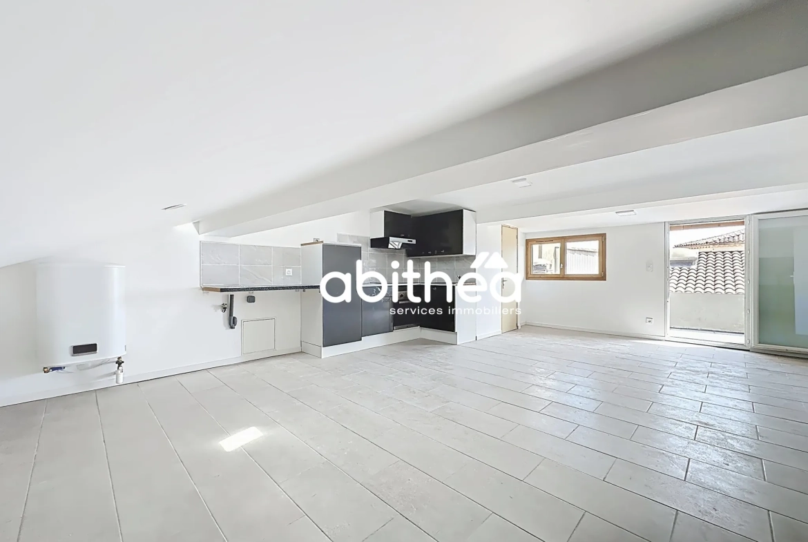Appartement lumineux T2/T3 avec terrasse en centre-ville de Béziers 