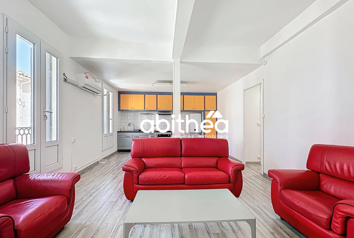 Appartement lumineux T2/T3 avec terrasse en centre-ville de Béziers 