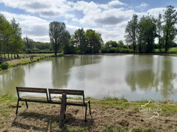 Propriété de 2 hectares avec étang, chalet et ruisseau à Glageon - Idéal pour chasse et pêche