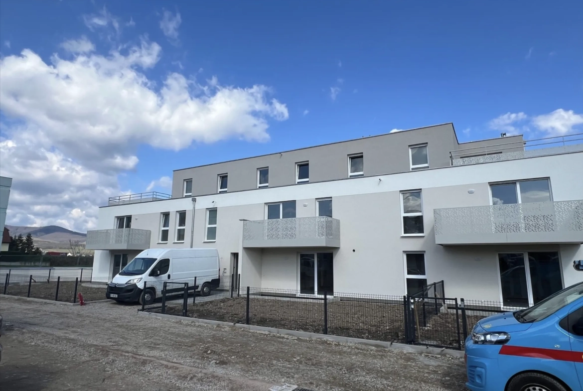 Appartement T3 avec jardin et terrasse à Ingersheim - Neuf et sécurisé 