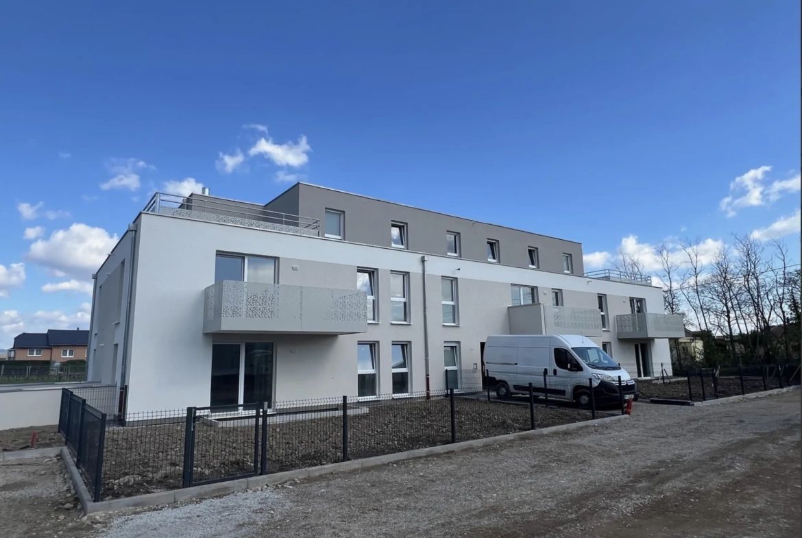 Appartement T3 avec jardin et terrasse à Ingersheim - Neuf et sécurisé 