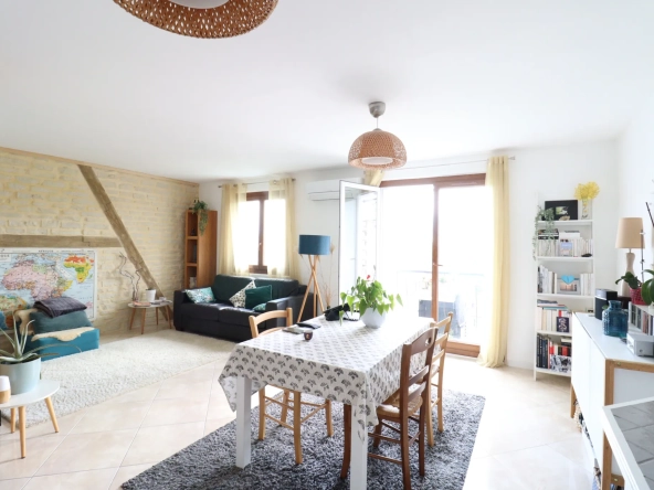 Appartement T3 lumineux avec vue sur la chaîne de Belledonne à Grenoble