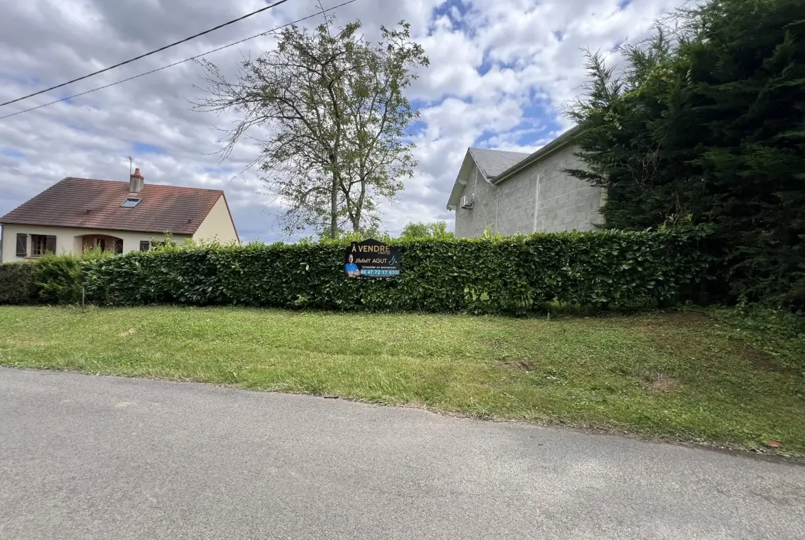Terrain constructible de 1015 m² à Saint-Satur - Emplacement stratégique et viabilisé 