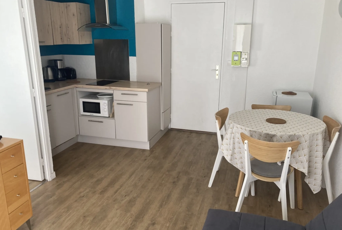 Appartement de 29 m² à vendre au centre de Cabourg avec balcon et parking 