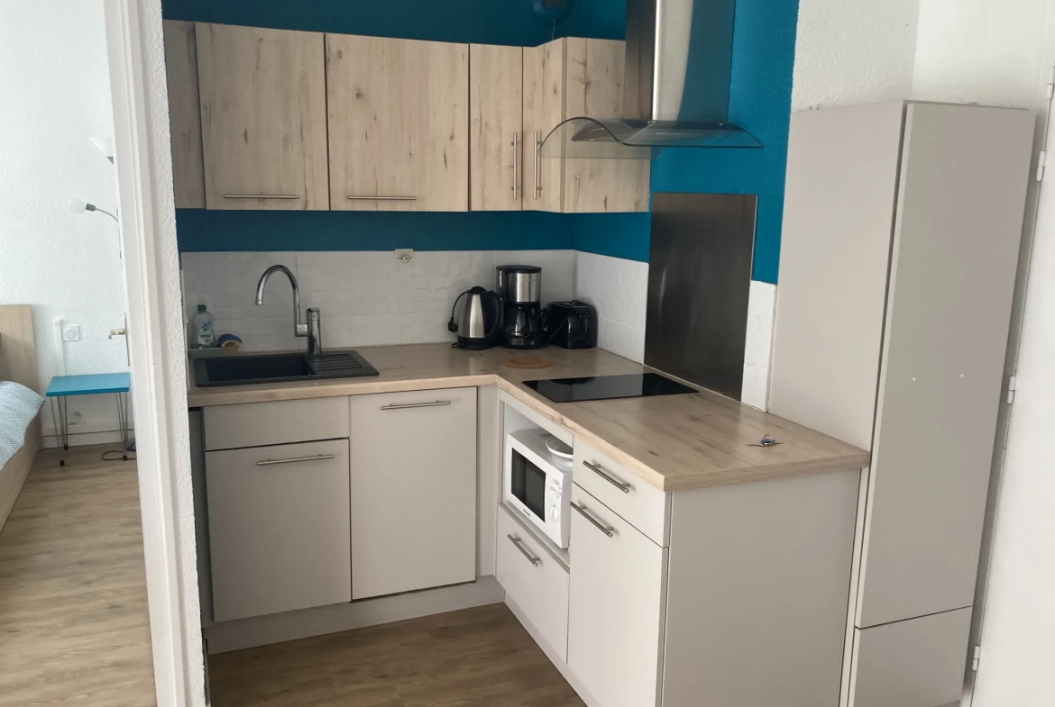 Appartement de 29 m² à vendre au centre de Cabourg avec balcon et parking 