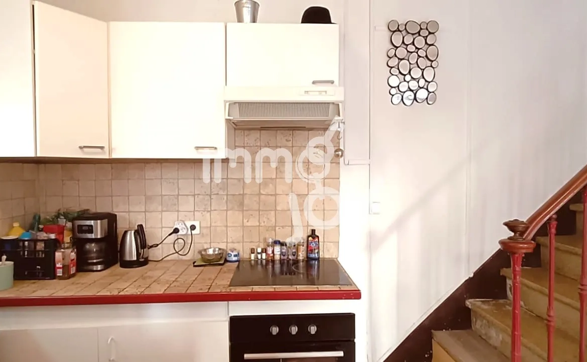 Maison de village à Lespignan avec terrasse tropézienne - investissement locatif 