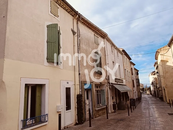 Maison de village à Lespignan avec terrasse tropézienne - investissement locatif