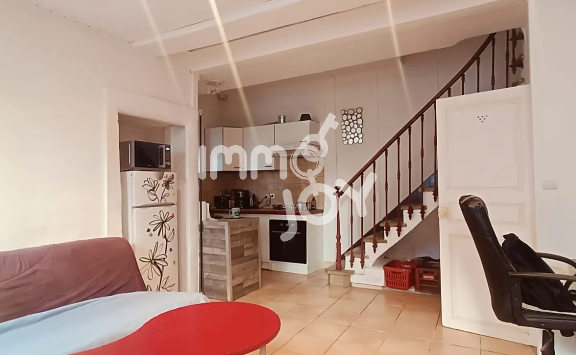 Maison de village à Lespignan avec terrasse tropézienne - investissement locatif 