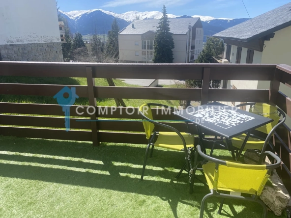 Appartement T2 avec balcon et vue dégagée à Font-Romeu