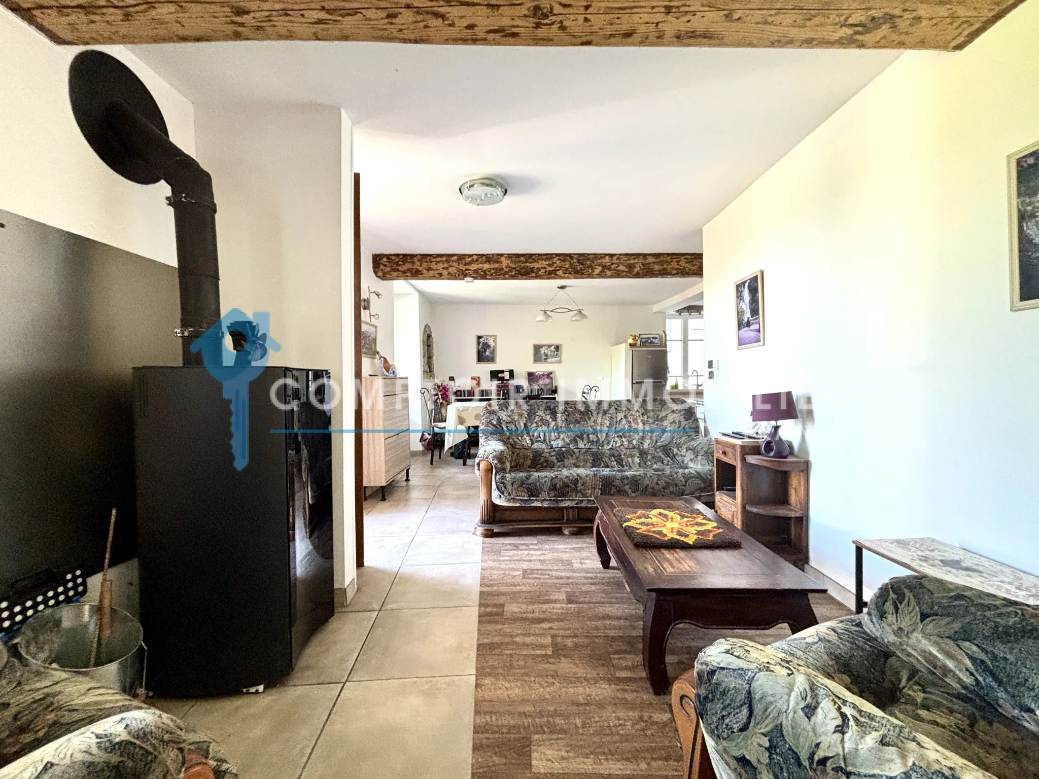 Maison mitoyenne à Paladru de 77 m² avec terrain et potentiel 