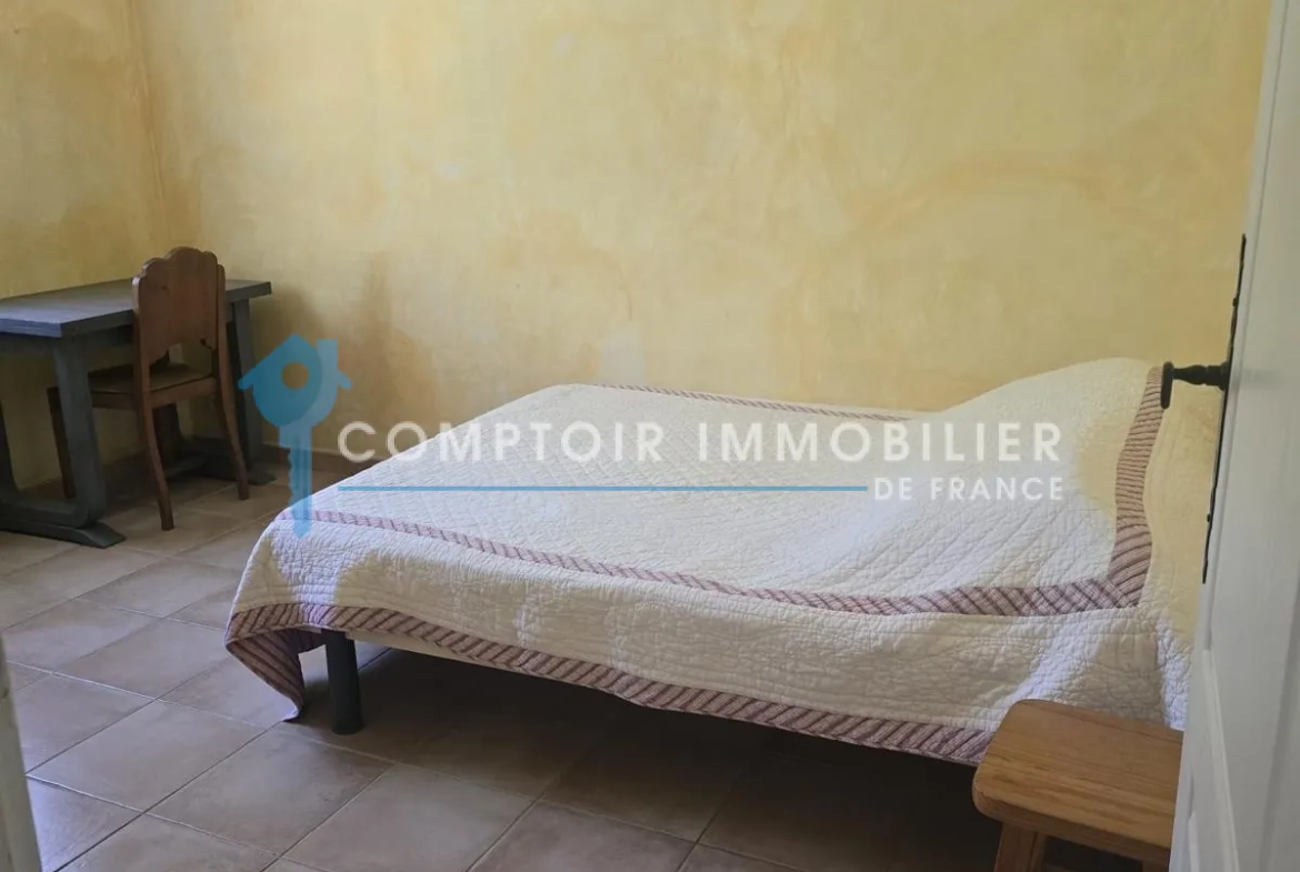 Villa de plain-pied à Anduze avec terrasse, 3 chambres et grand terrain clos 