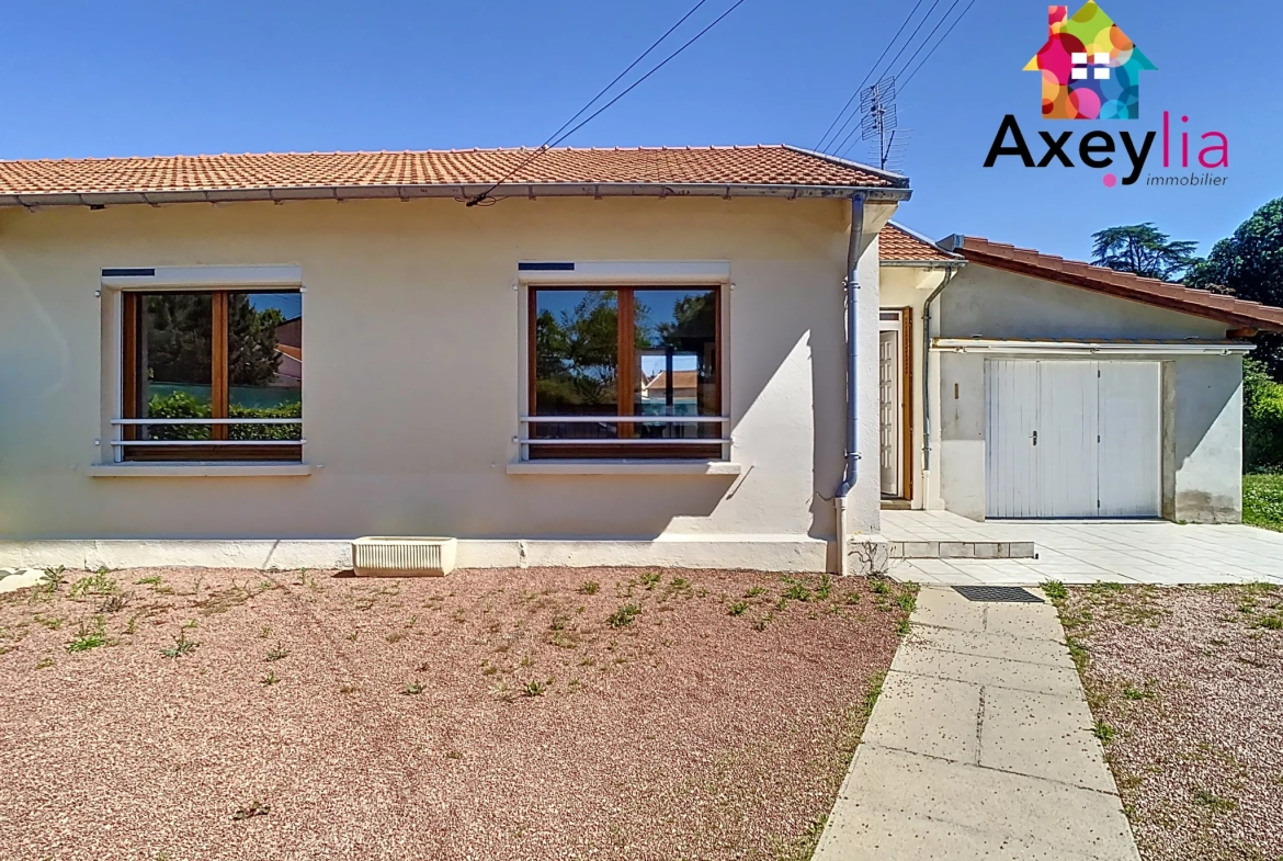 Maison de Plain-Pied à Roanne, 2 Chambres, Terrain 373 m², Prix 130 000 € 